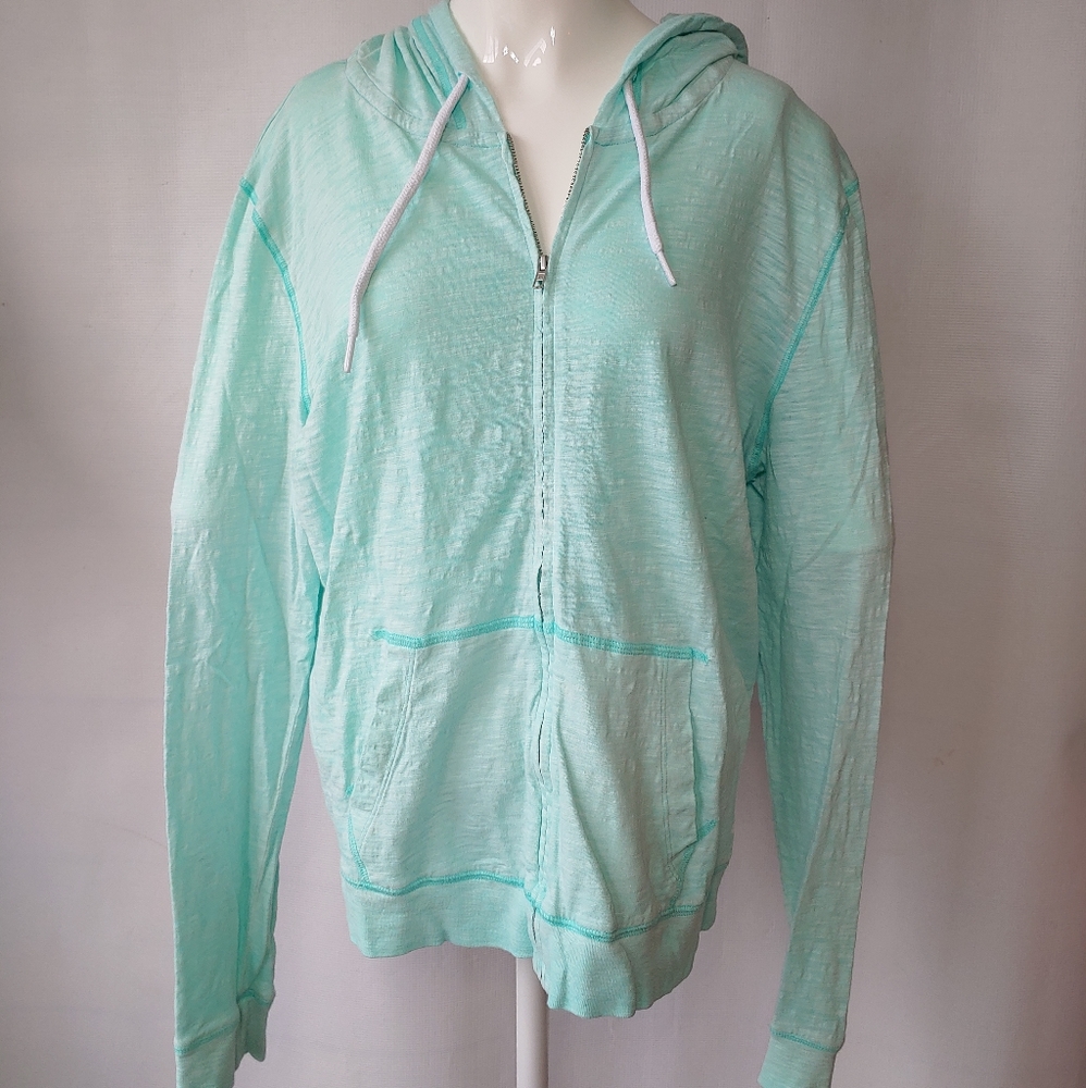 PINK Lightweight Full Zip Hoodie w Pockets